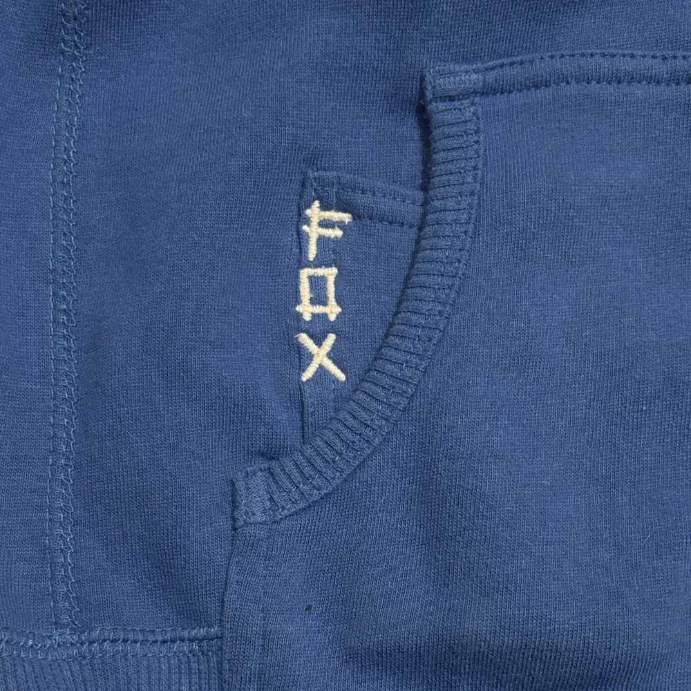 Fox Riders Co Blue Jacket with Floral Design - Picture 7 of 8